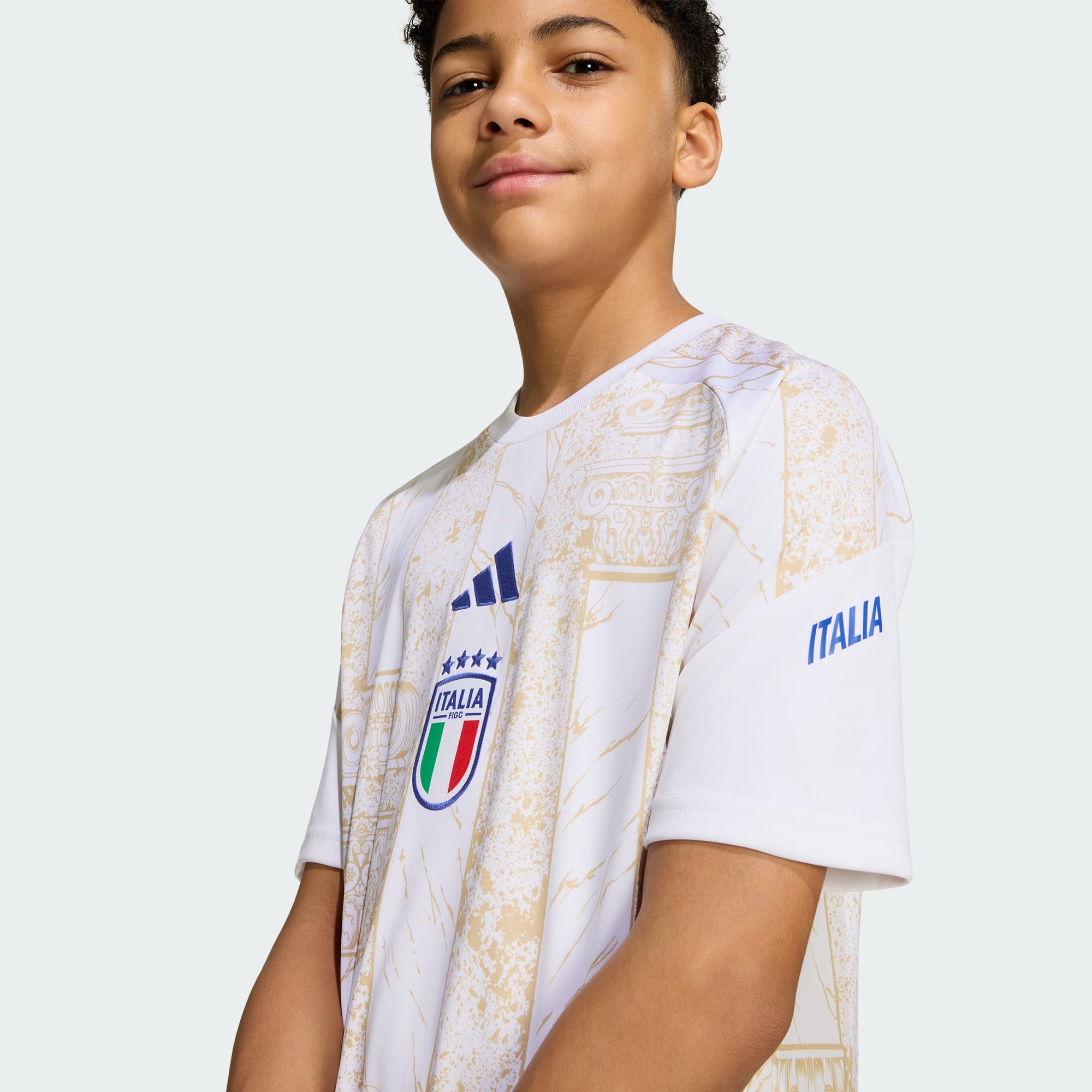 Italy 26 Home Kids Pre-Match Jersey