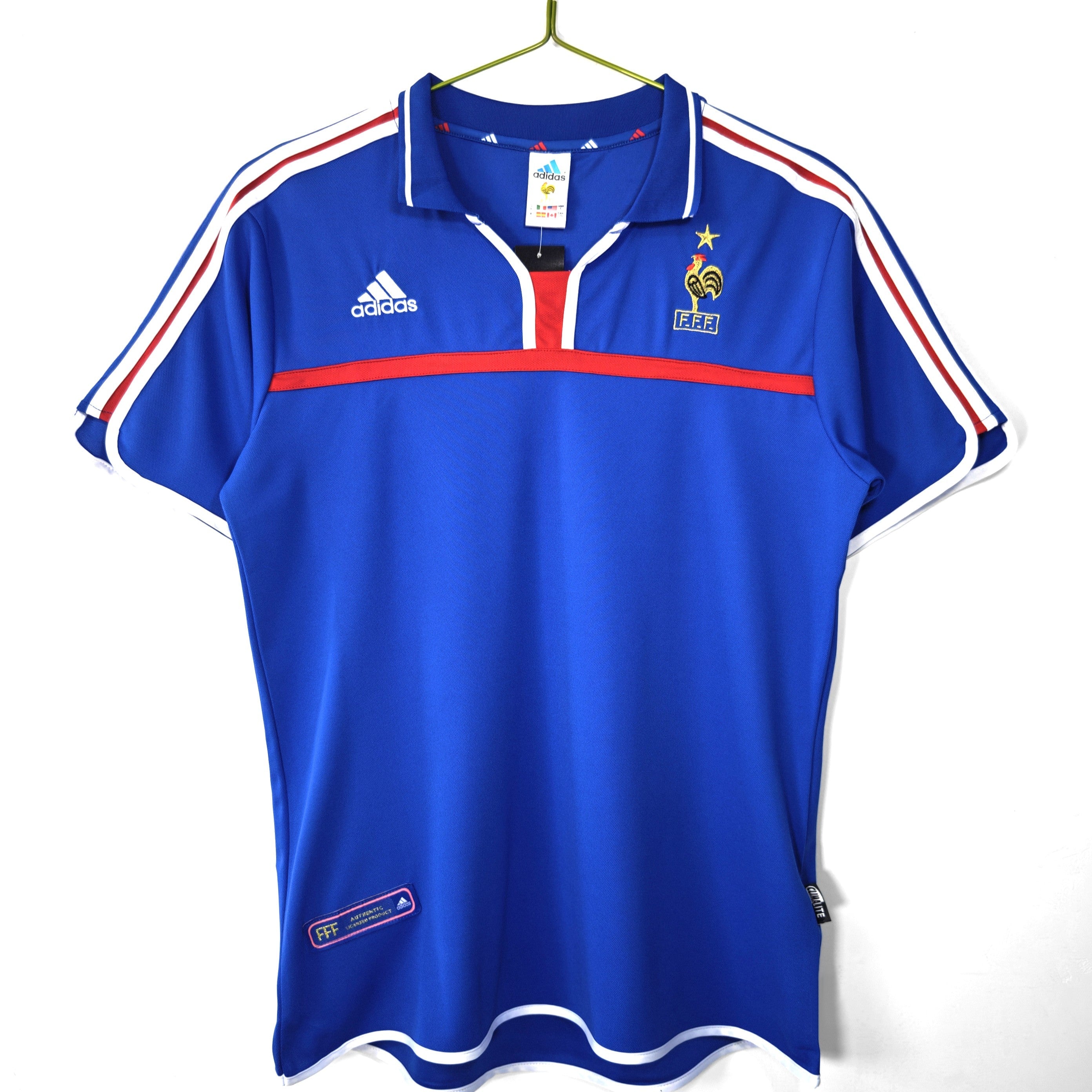 PSG 2001/02 Home Retro Football Shirt - Navy Nike classic football shirt front view