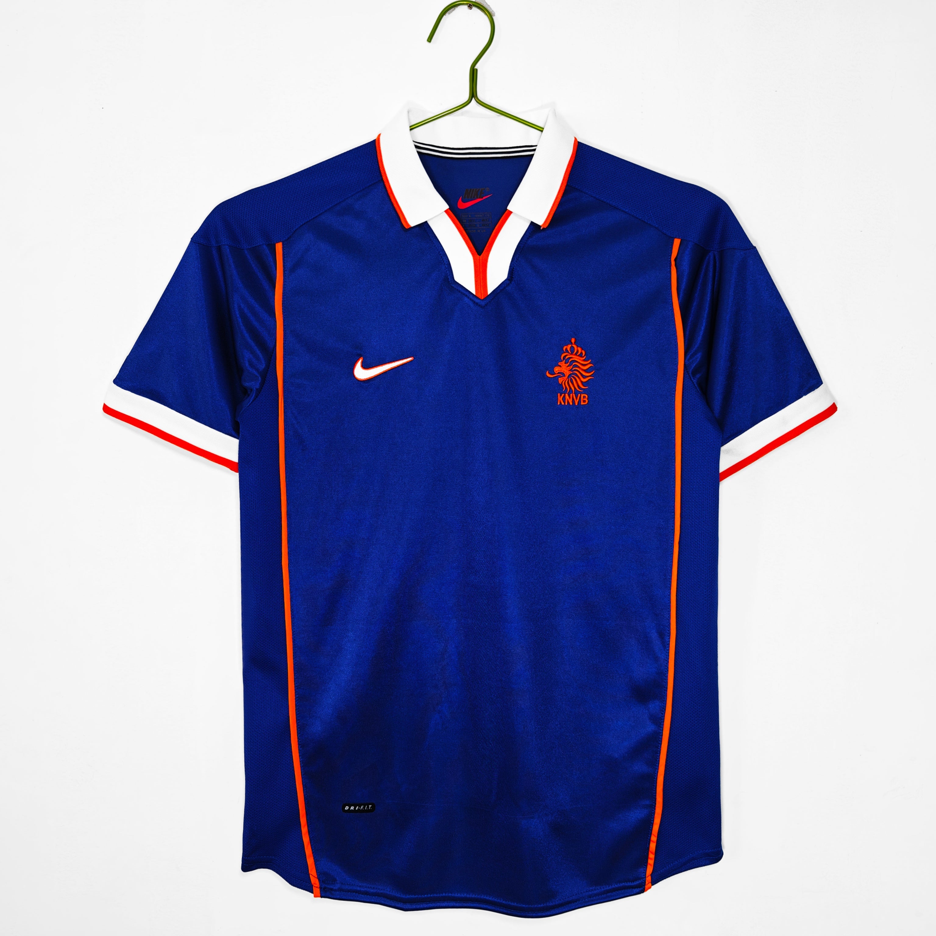 PSG 2001/02 Home Retro Football Shirt - Navy Nike classic football shirt front view