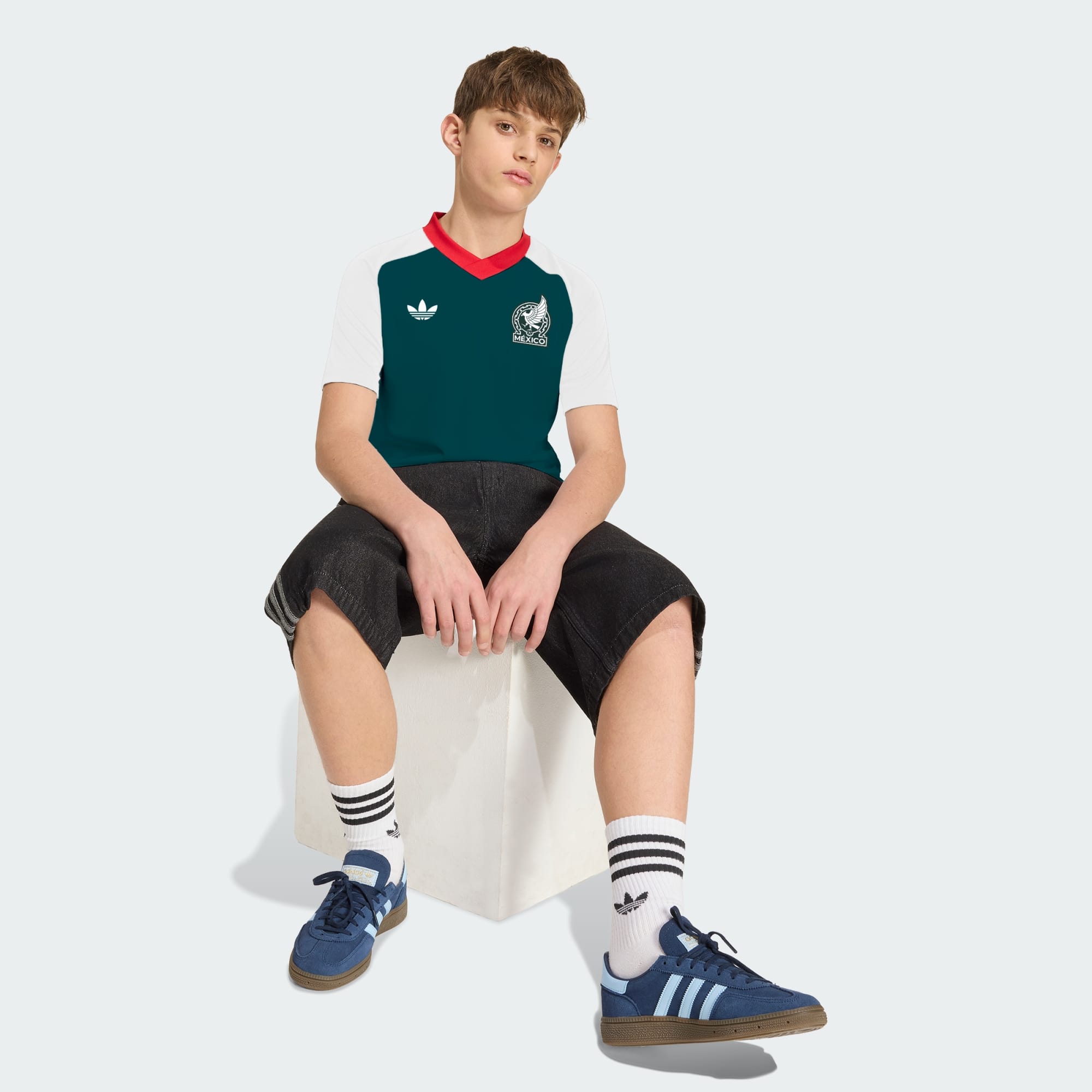 Mexico 26 Away Kids Pre Match Jersey