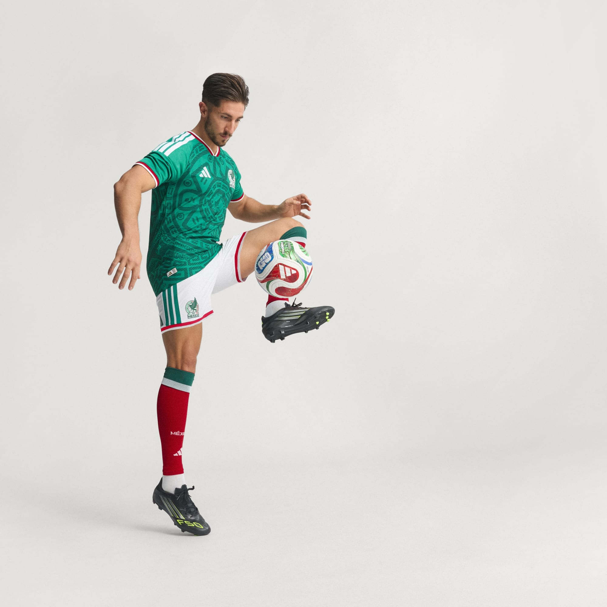 Mexico 26 Home Authentic Jersey