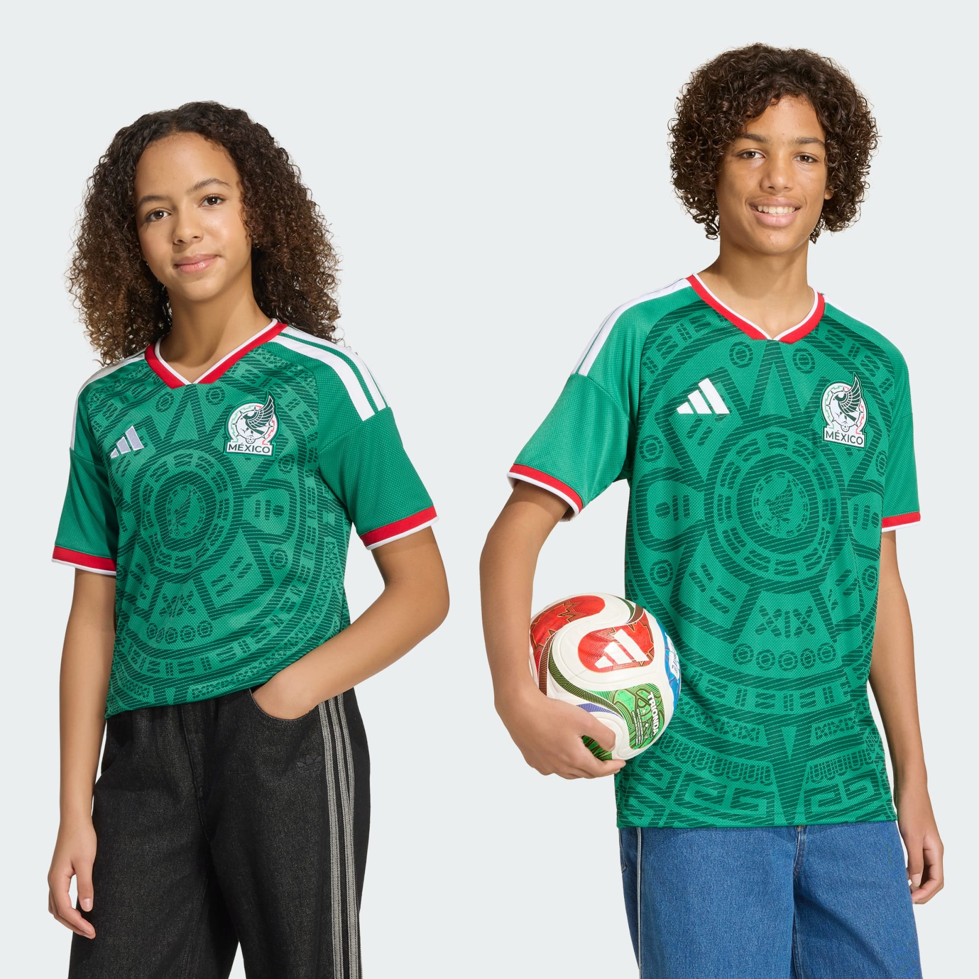 Mexico 26 Home Kids Jersey