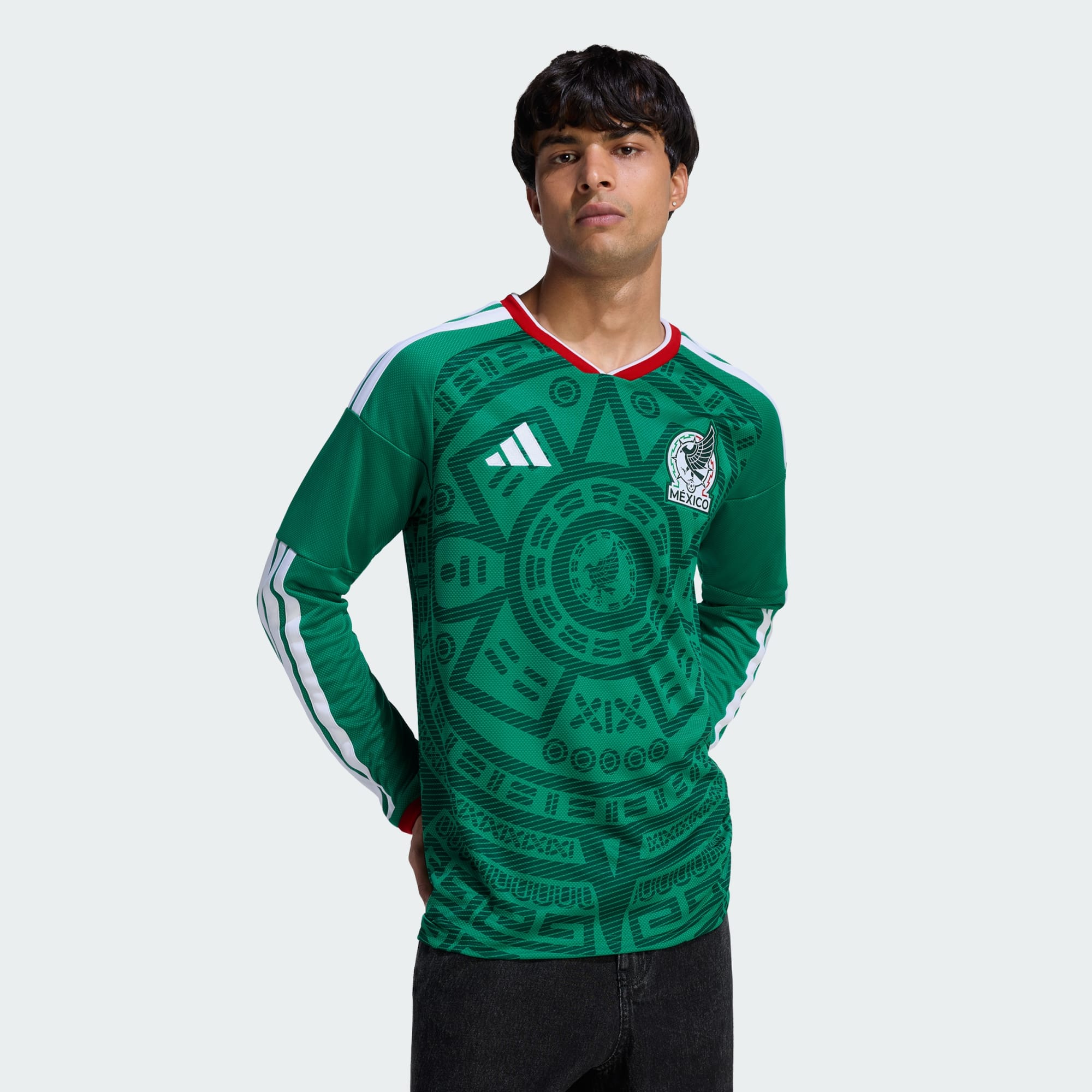 Mexico 26 Home Long Sleeve Jersey