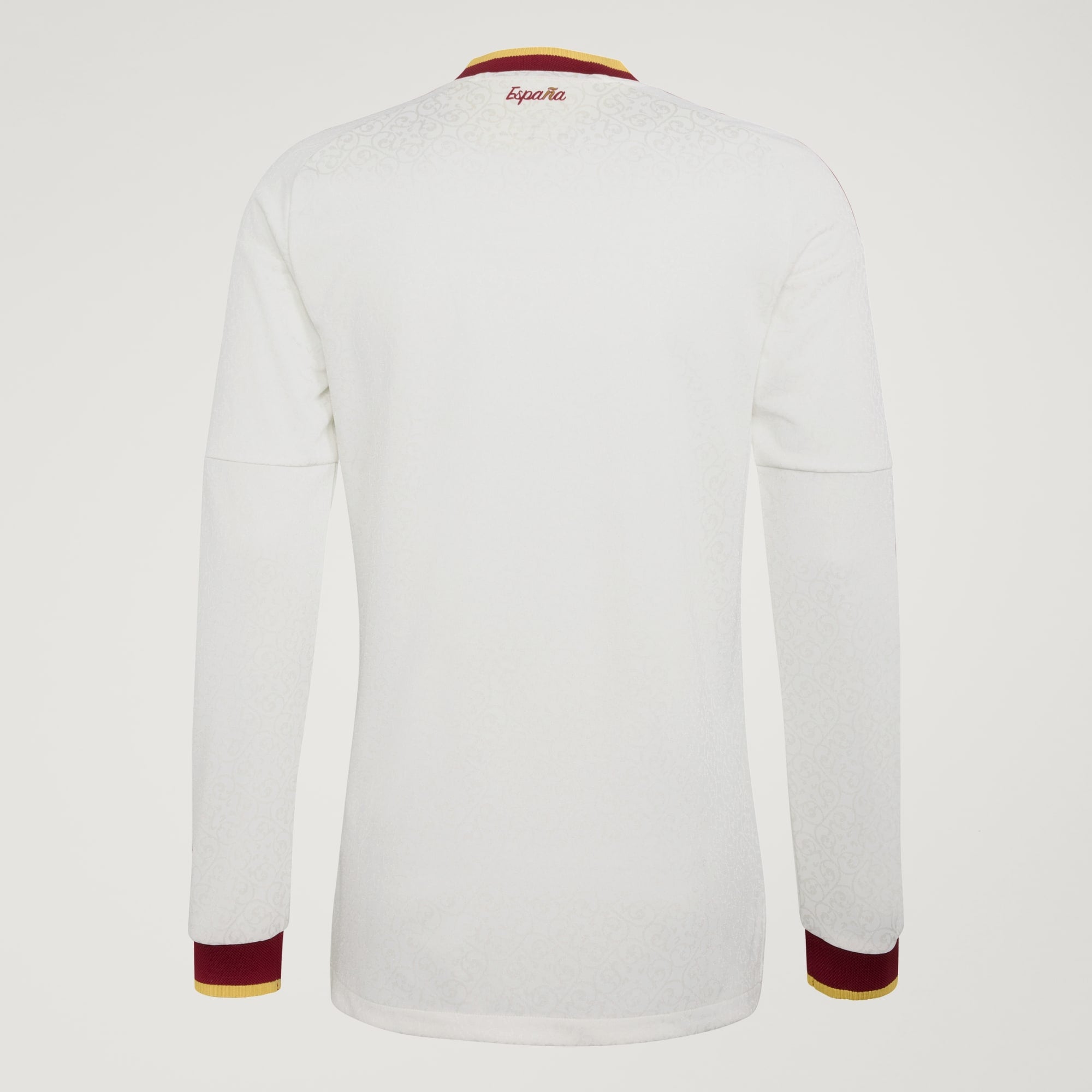 Spain 26 Away Authentic Long Sleeve Jersey