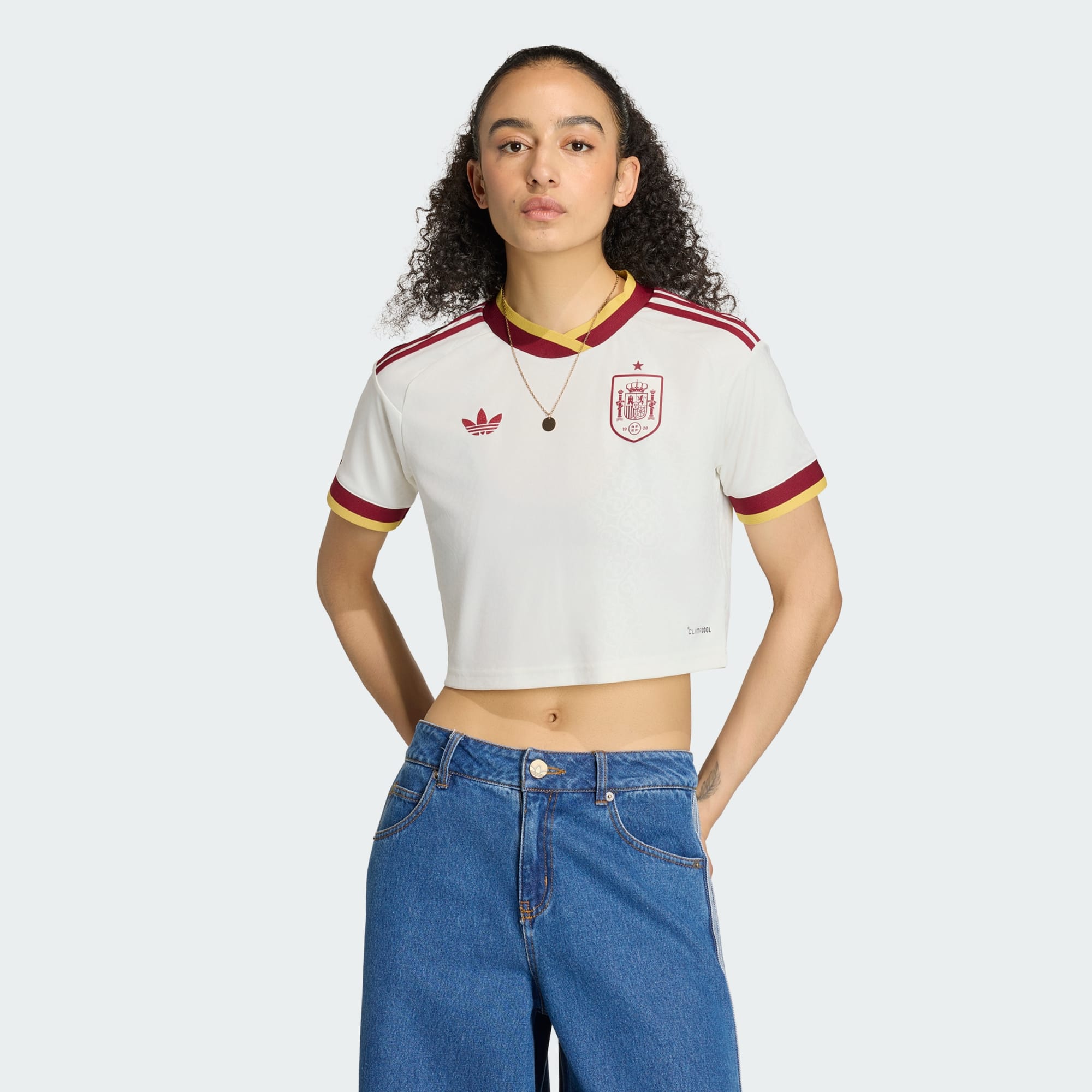 Spain 26 Away Cropped Jersey