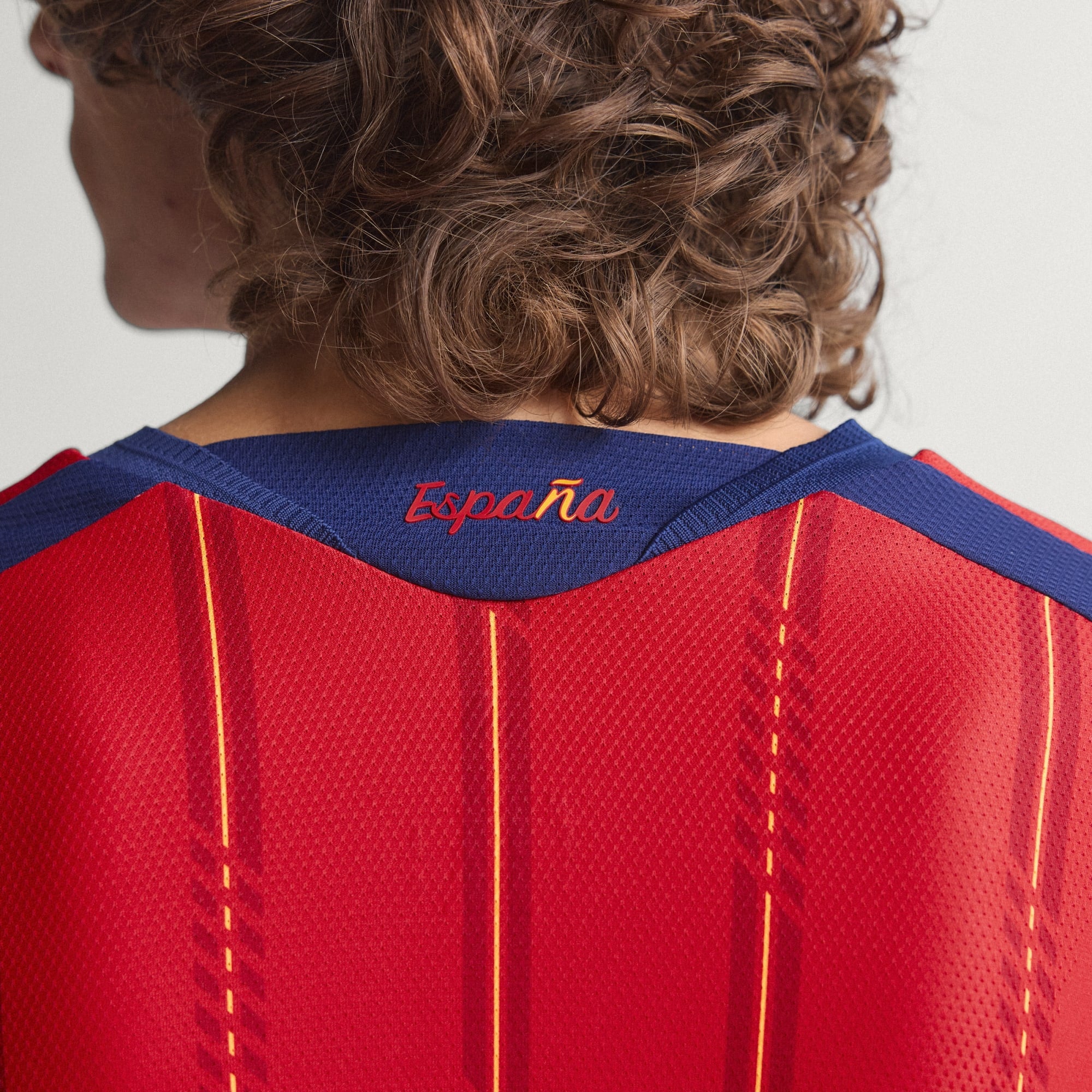 Spain 26 Home Authentic Long Sleeve Jersey
