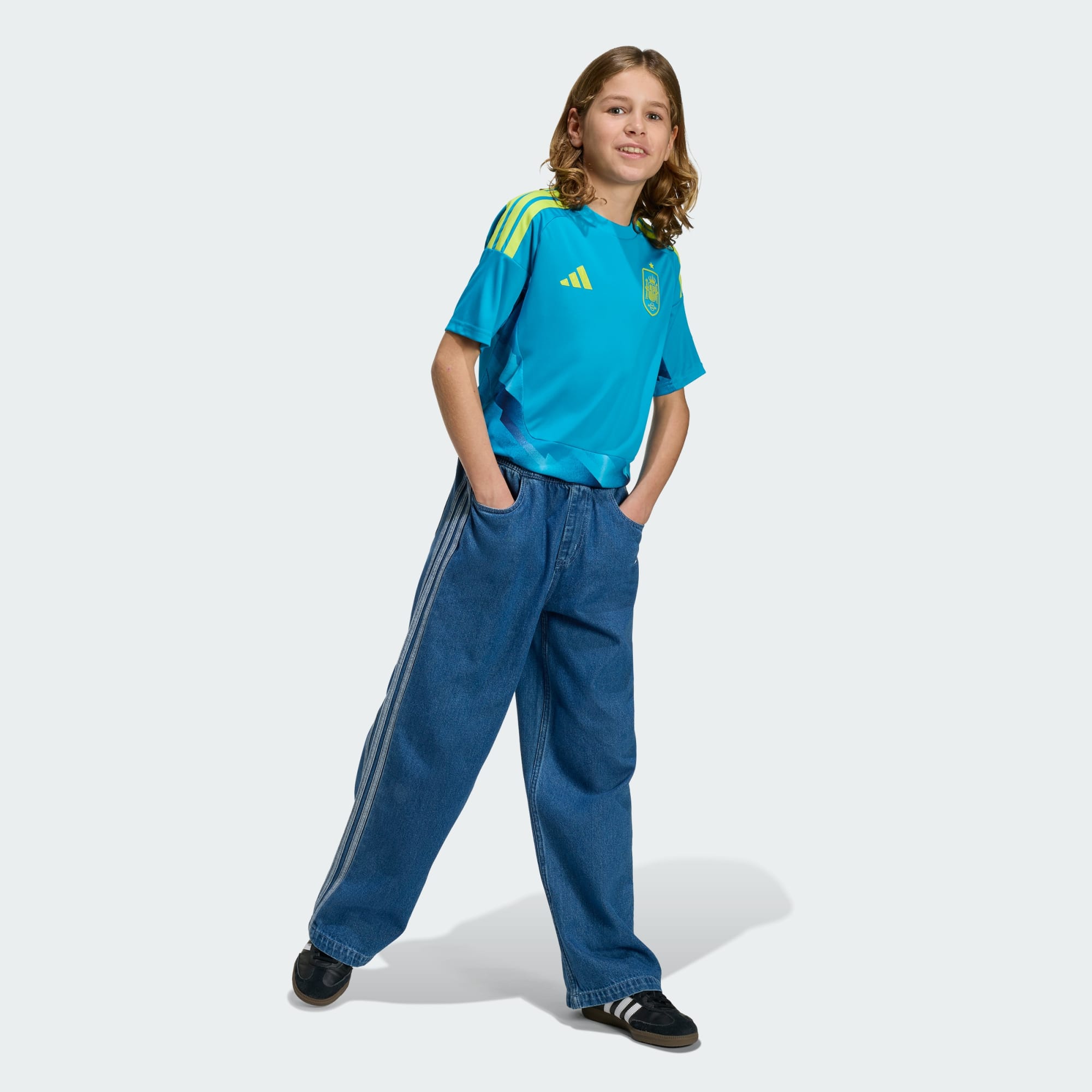 Spain 26 Home Kids Goalkeeper Jersey