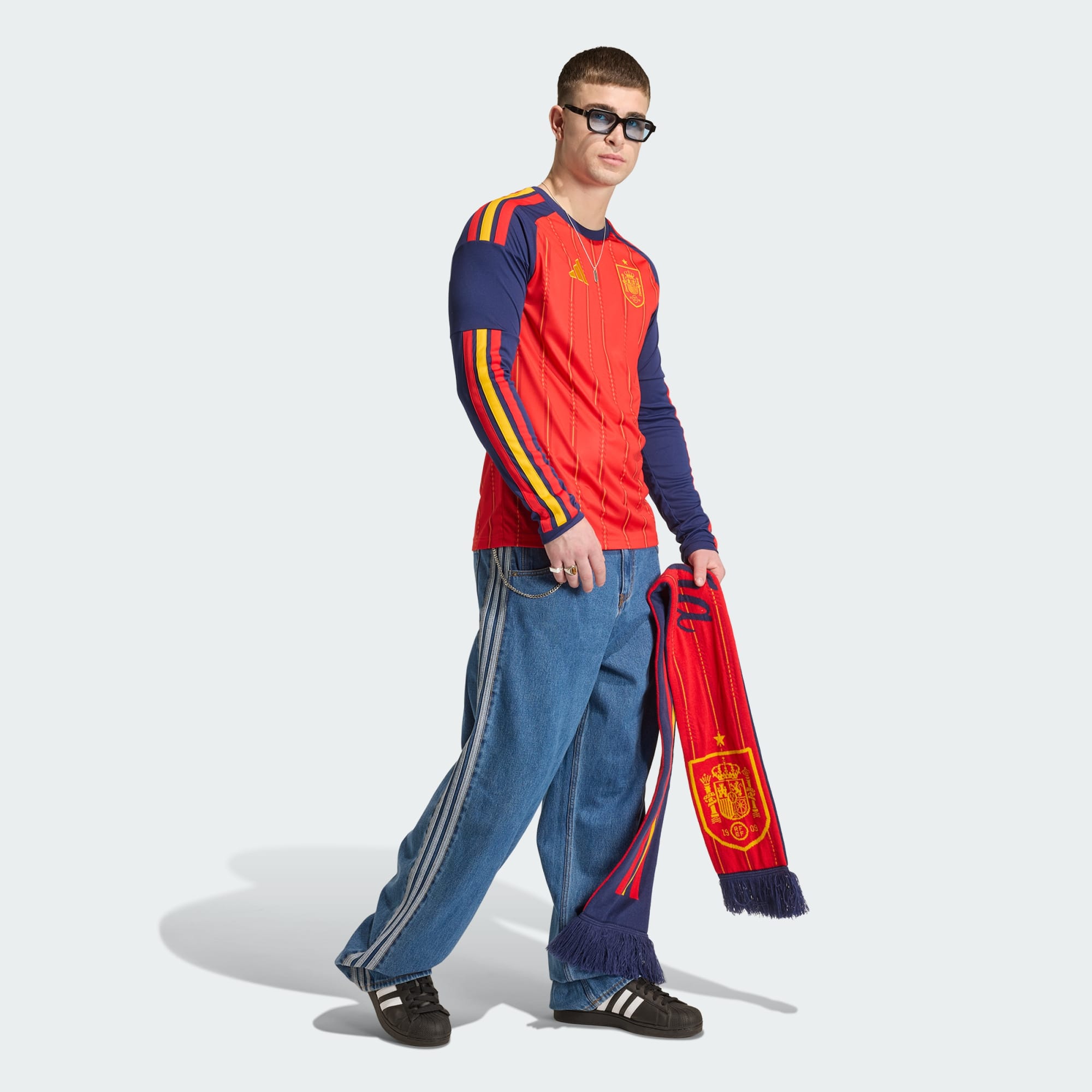 Spain 26 Home Long Sleeve Jersey