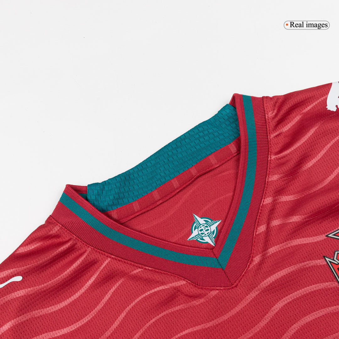 Kids Portugal Home Soccer Kit 2026 World Cup Jersey