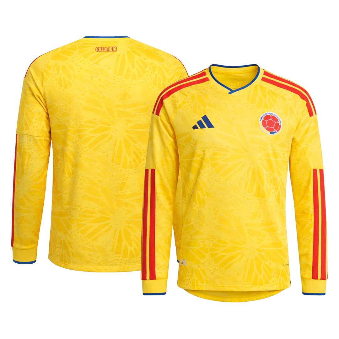 Colombia Home Long Sleeve Soccer Jersey 2026