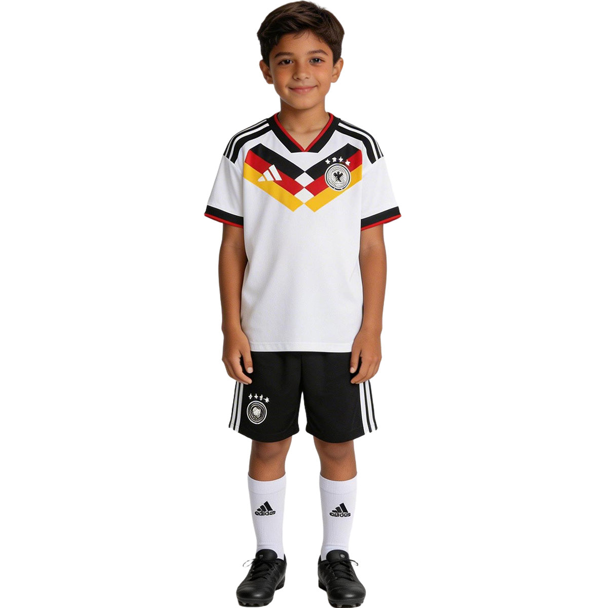 Kids Germany Home Full Soccer Kit 2026 World Cup Jersey