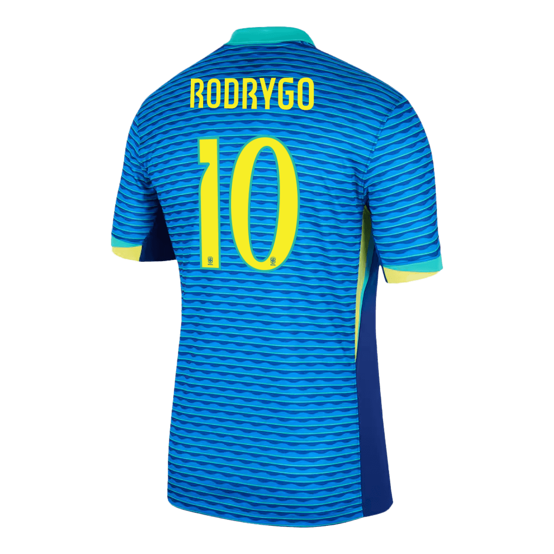 RODRYGO #10 Brazil Away 2024 Copa America Cup Jersey
