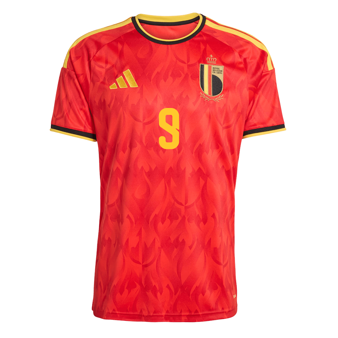 LUKAKU #9 Belgium Home Soccer Jersey 2026