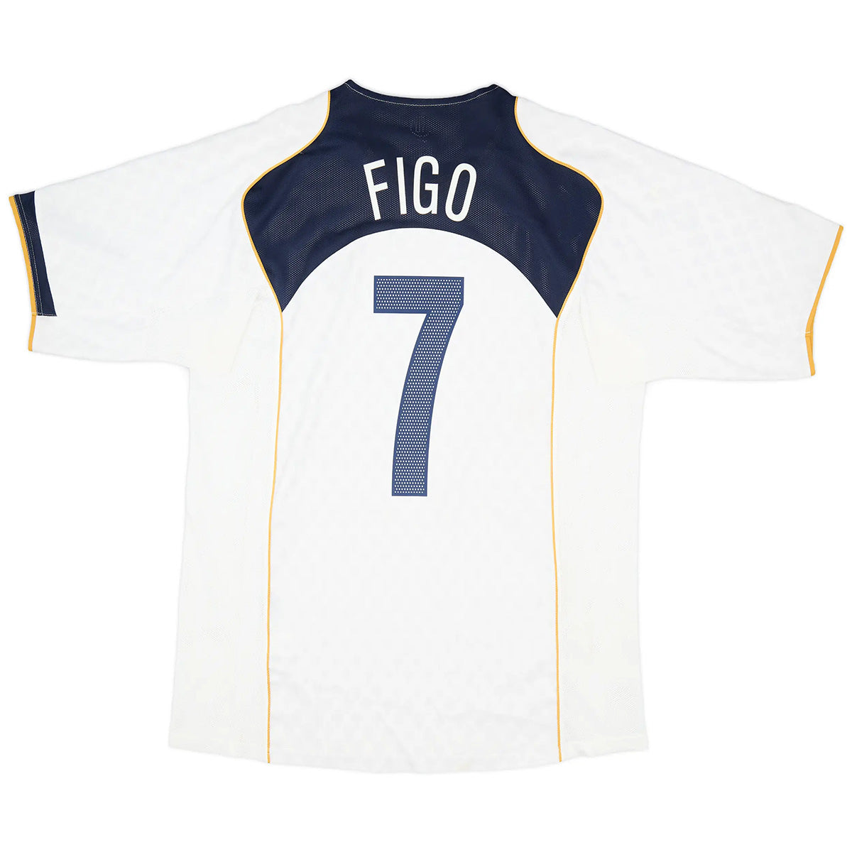 Figo #7 Retro Portugal Away 2004 Euro Cup Jersey