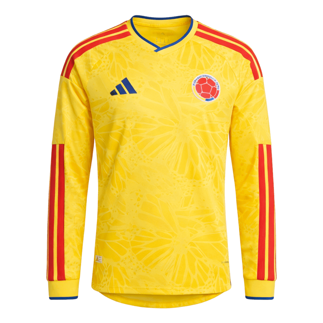 Colombia Home Long Sleeve Soccer Jersey 2026