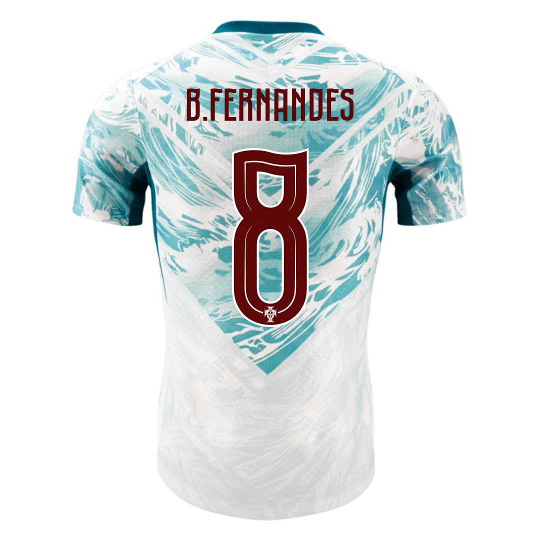 B.FERNANDES #8 Portugal Away Soccer Jersey 2026 Player Version