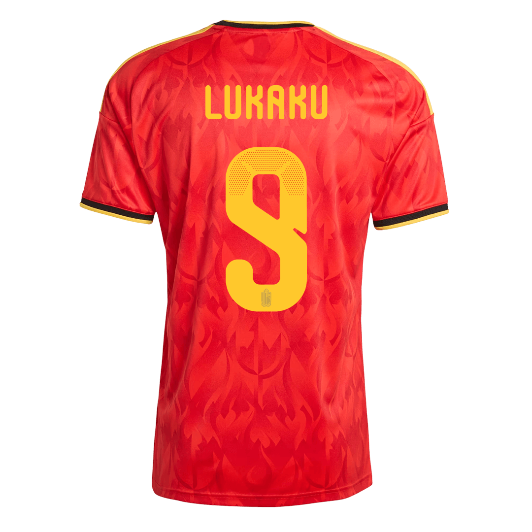 LUKAKU #9 Belgium Home Soccer Jersey 2026