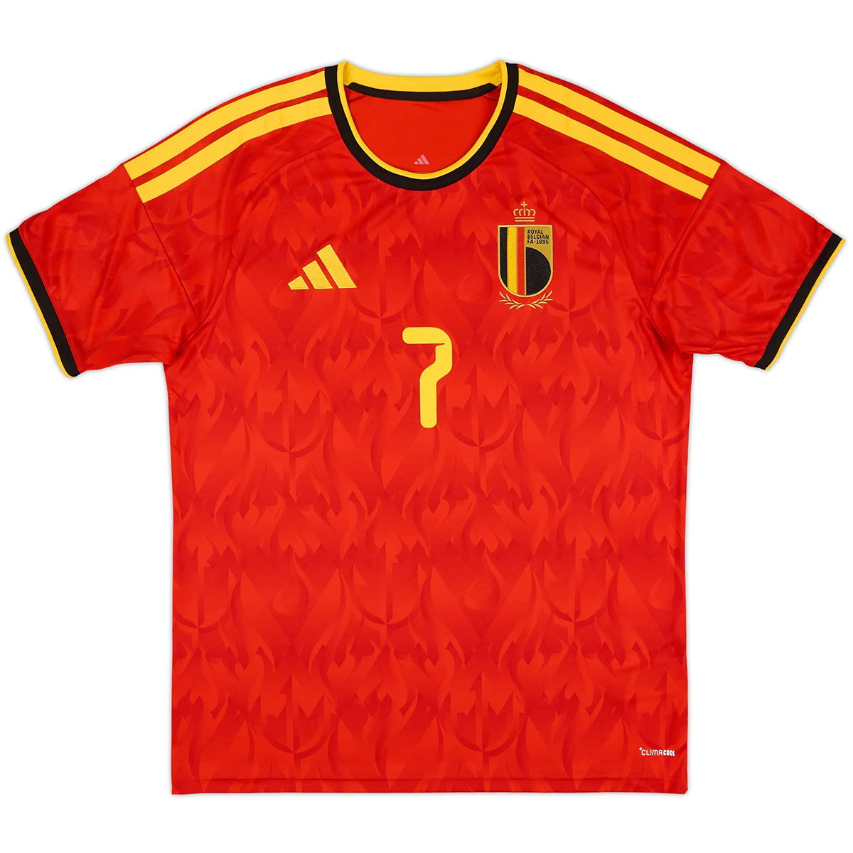 De Bruyne #7 Belgium Home 2026 World Cup Jersey
