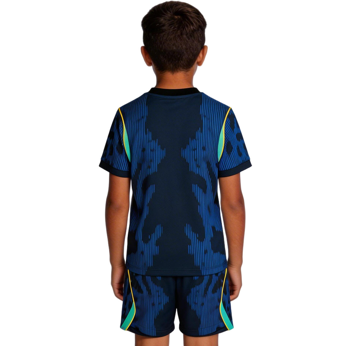 Kids Brazil Away Soccer Kit 2026 World Cup Jersey