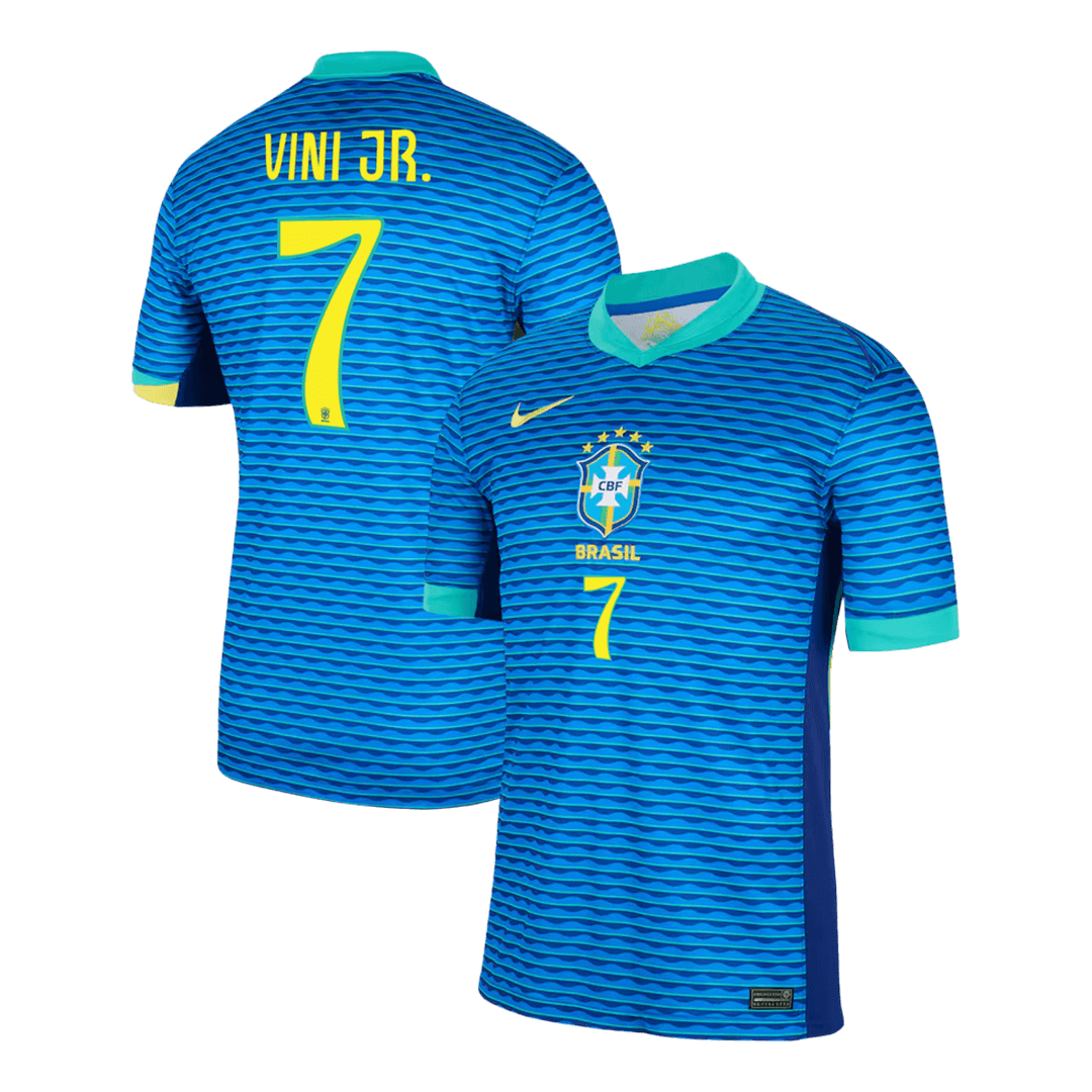 VINICIUS JR. #7 Brazil Away 2024 Copa America Cup Jersey