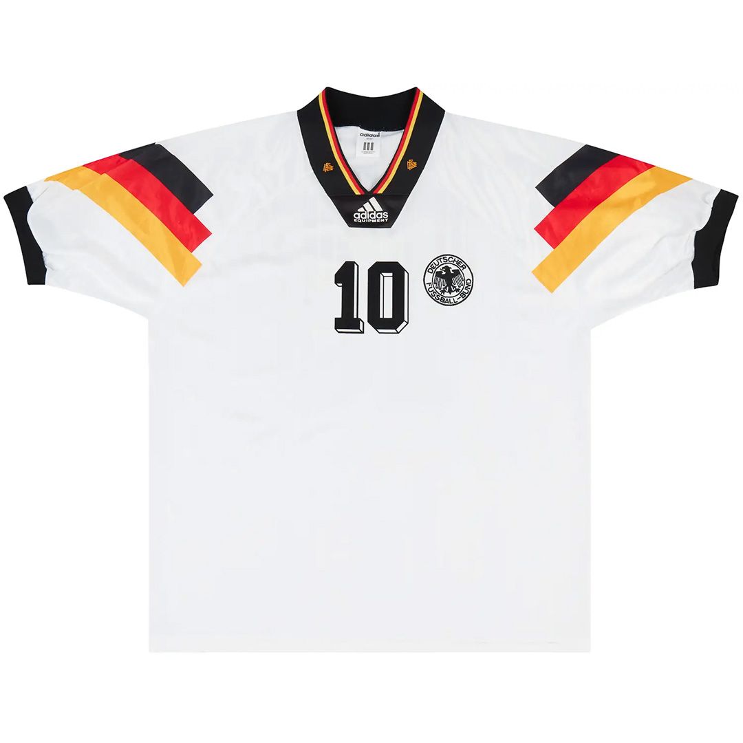 MATTHAUS #10 Retro Germany Home Jersey 1992