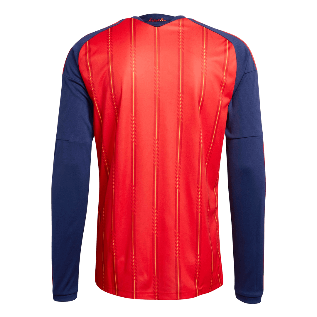 Spain Home Long Sleeve Soccer Jersey 2026