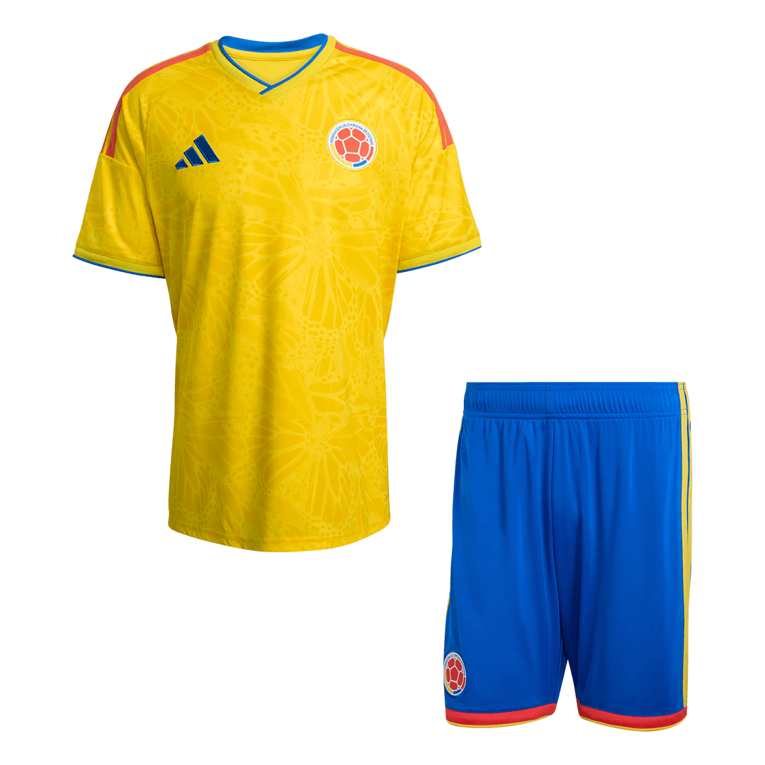 Colombia Home Soccer Jersey Kit(Jersey+Shorts) 2026