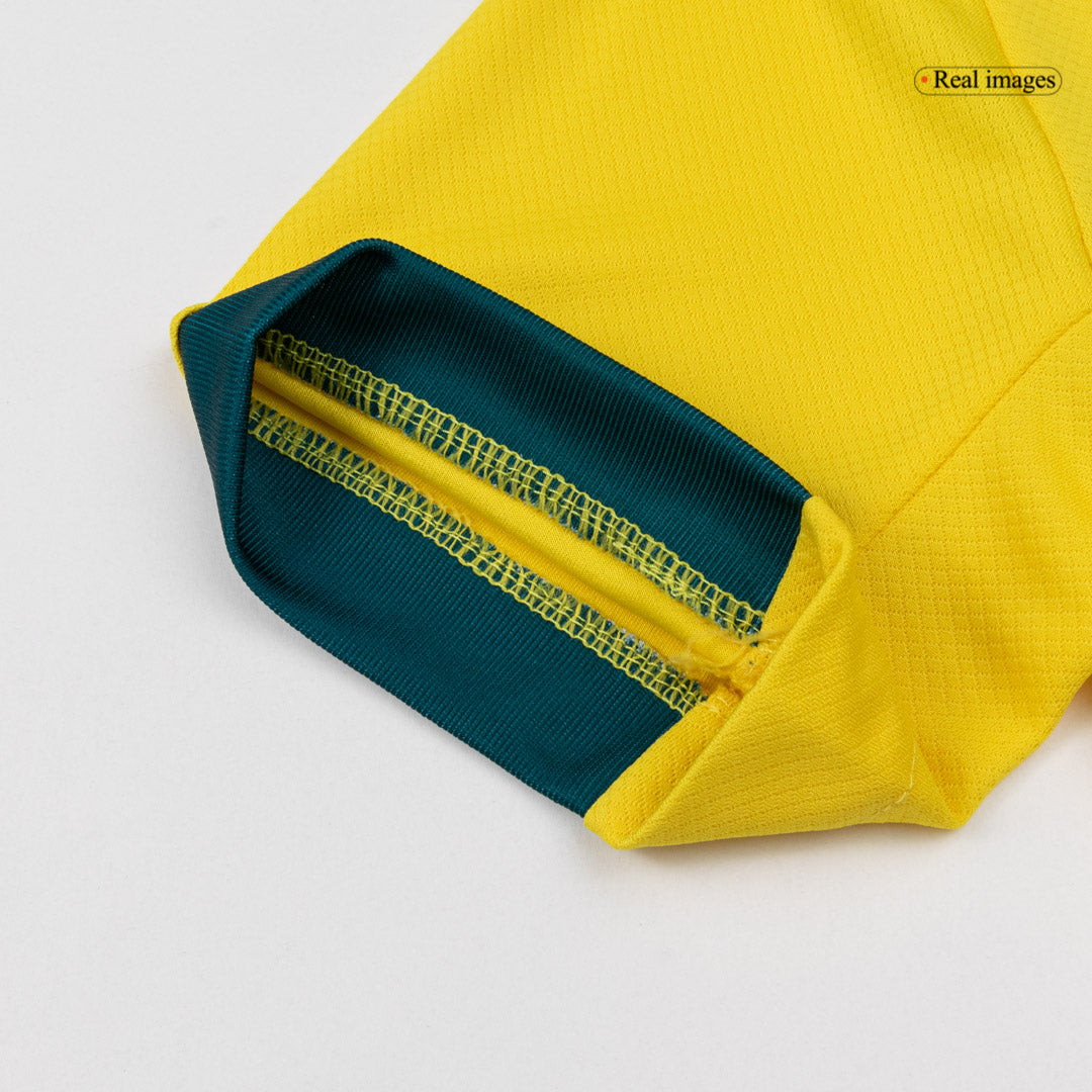 Kids Brazil Home Soccer Kit 2026 World Cup Jersey