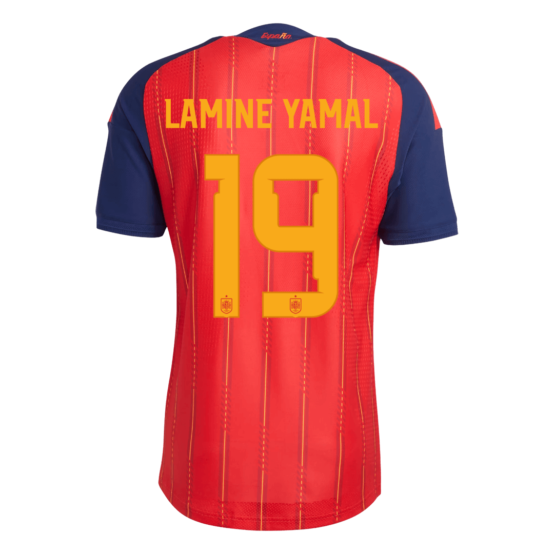 LAMINE YAMAL #19 Spain Home Soccer Jersey 2026 Player Version