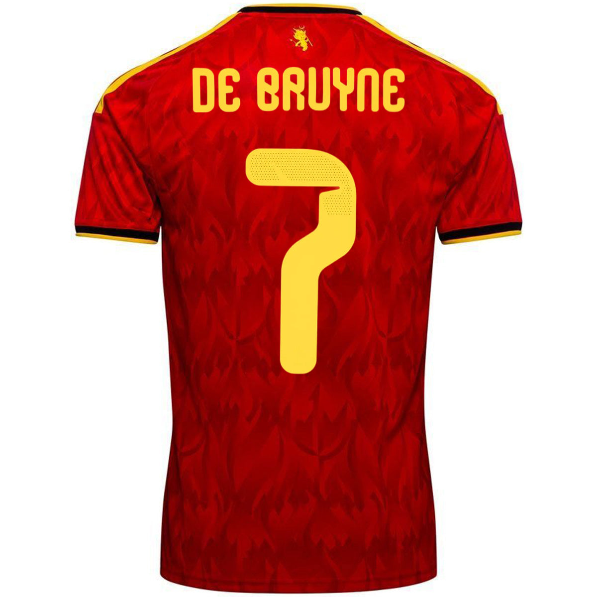 De Bruyne #7 Belgium Home 2026 World Cup Jersey