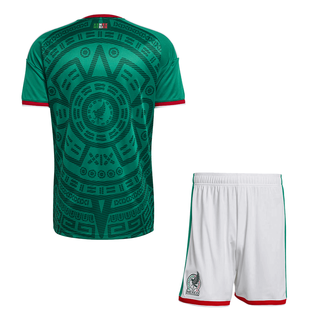 Mexico Home Soccer Jersey Kit(Jersey+Shorts) 2026