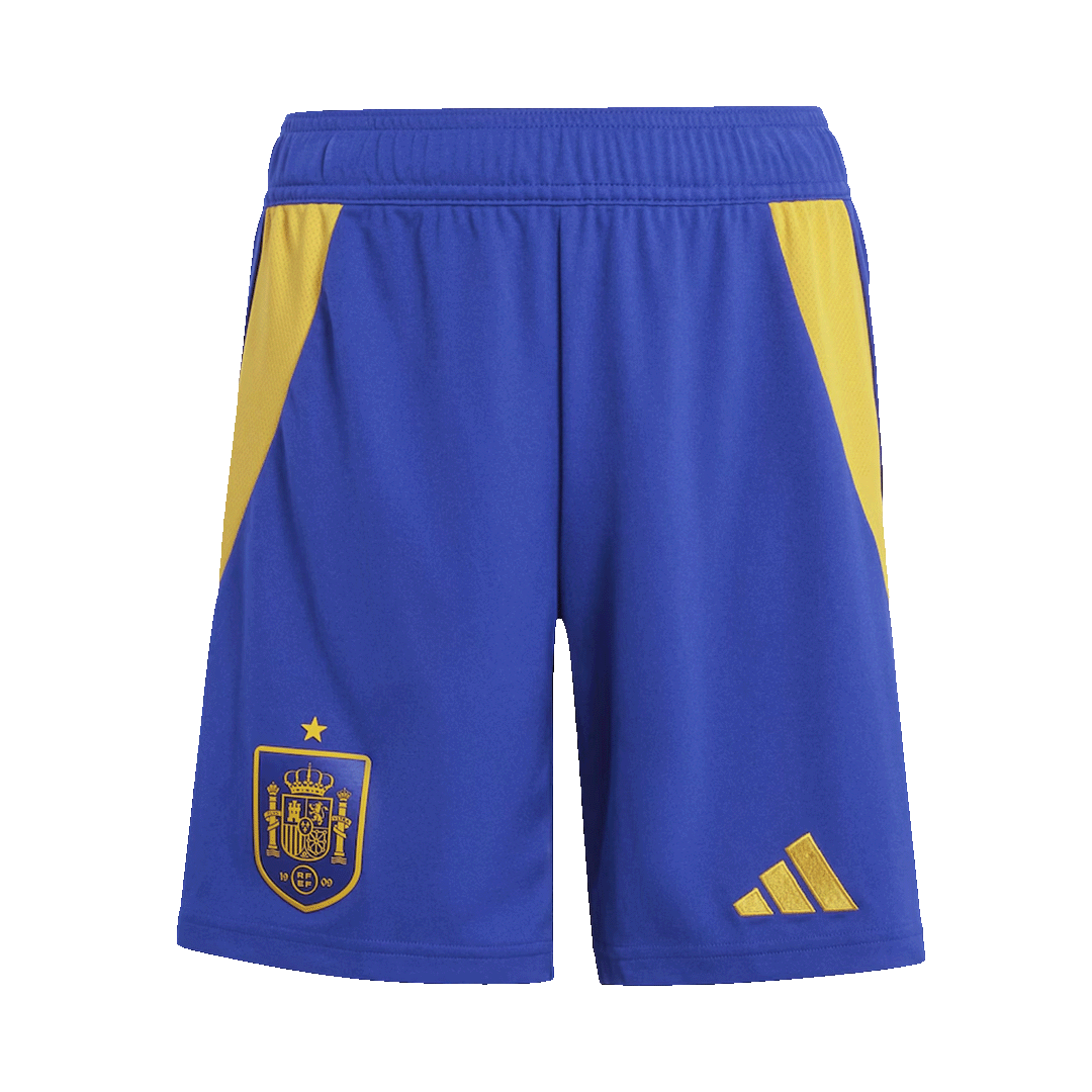 Spain Home Soccer Jersey Kit(Jersey+Shorts+Socks) Euro