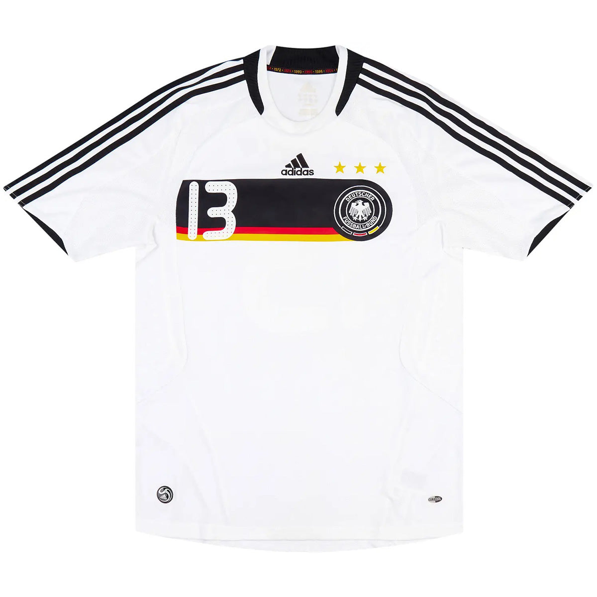 Ballack #13 Retro Germany Home Jersey 2008 Euro Cup Jersey