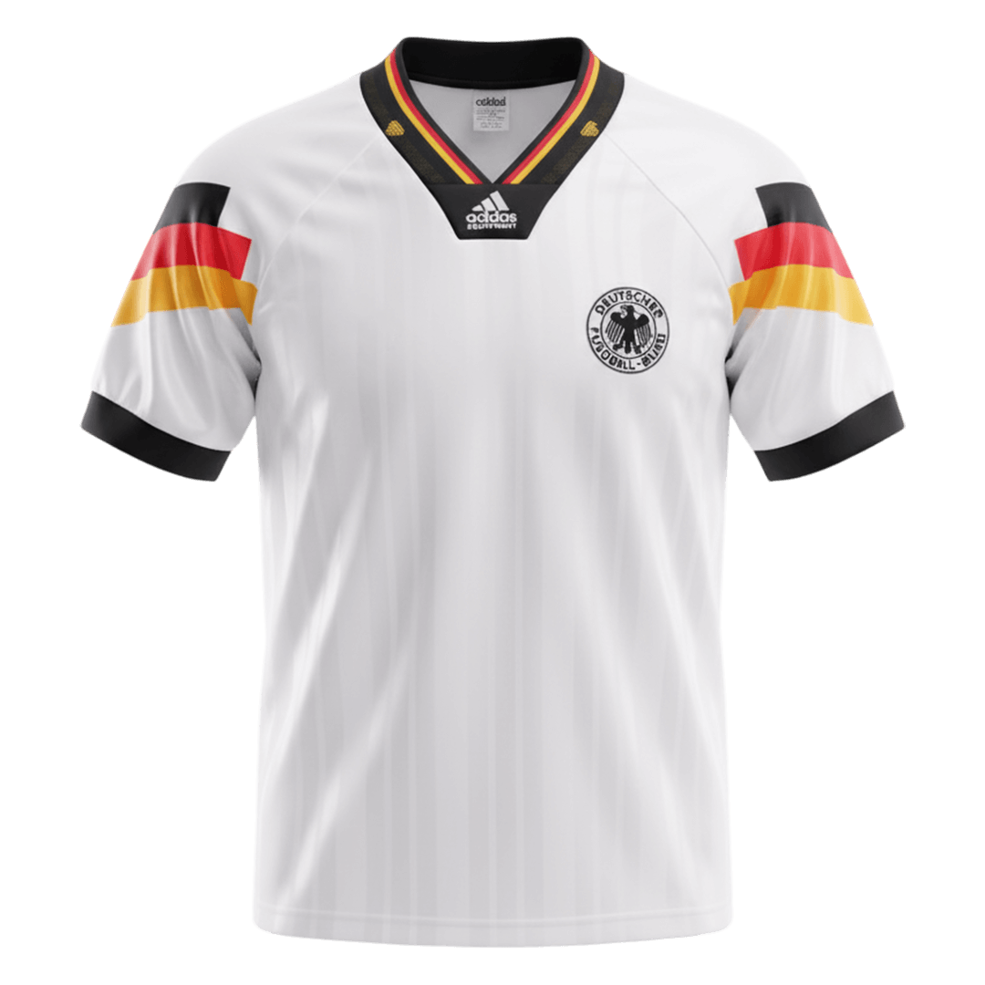 Retro 1992 Germany Home Soccer Jersey