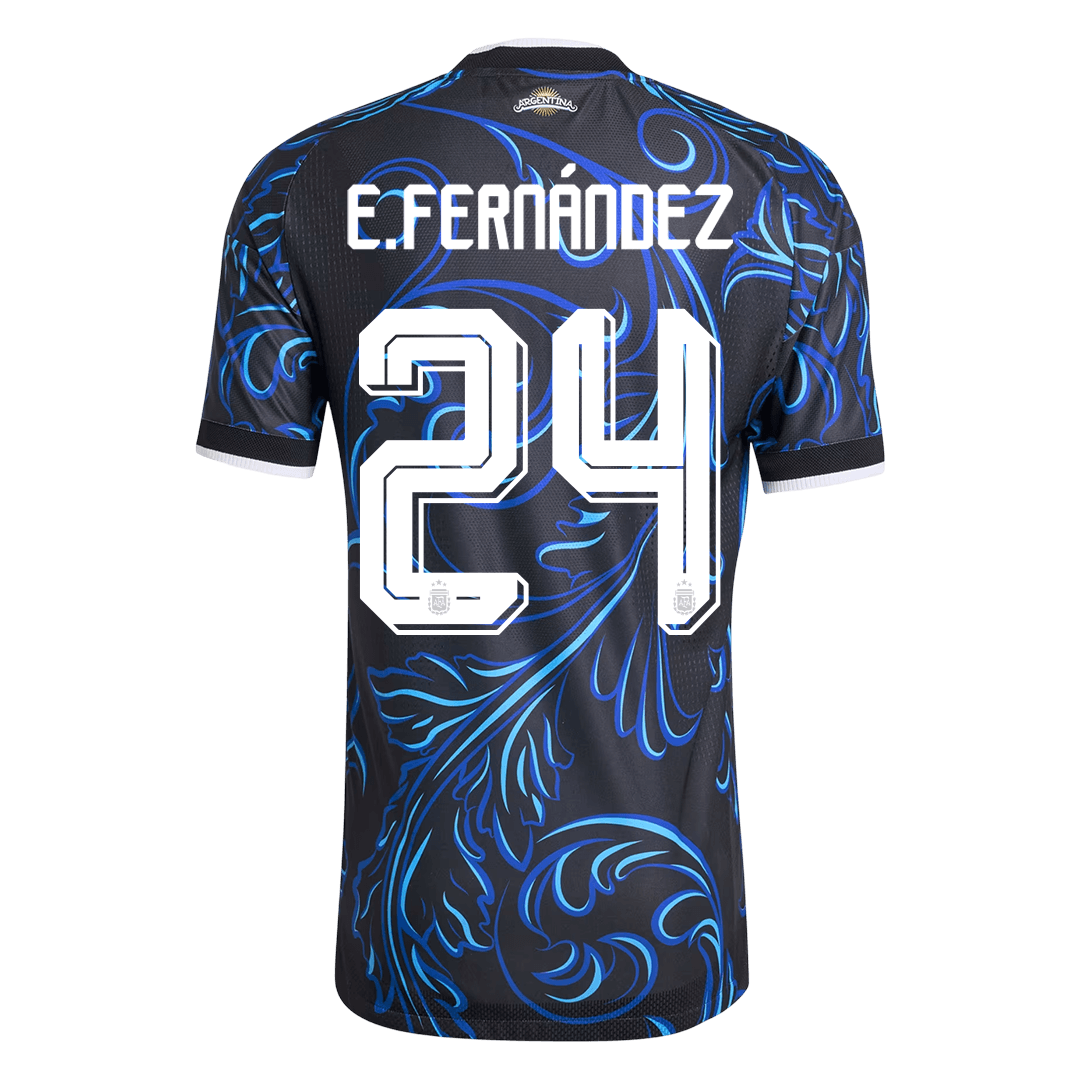 E. FERNÁNDEZ #24 Argentina Away Soccer Jersey 2026 Player Version