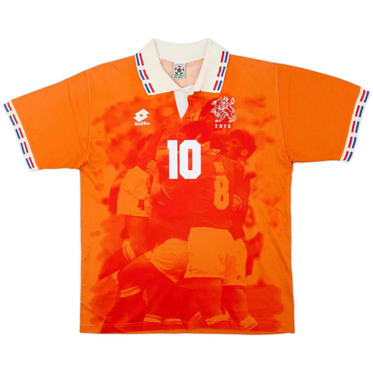 BERGKAMP #10 Retro Netherlands Home Jersey 1996 Euro Cup Jersey