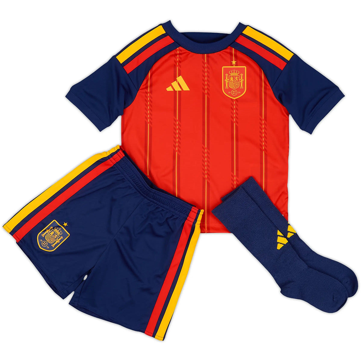 Kids Spain Home Full Soccer Kit 2026 World Cup Jersey