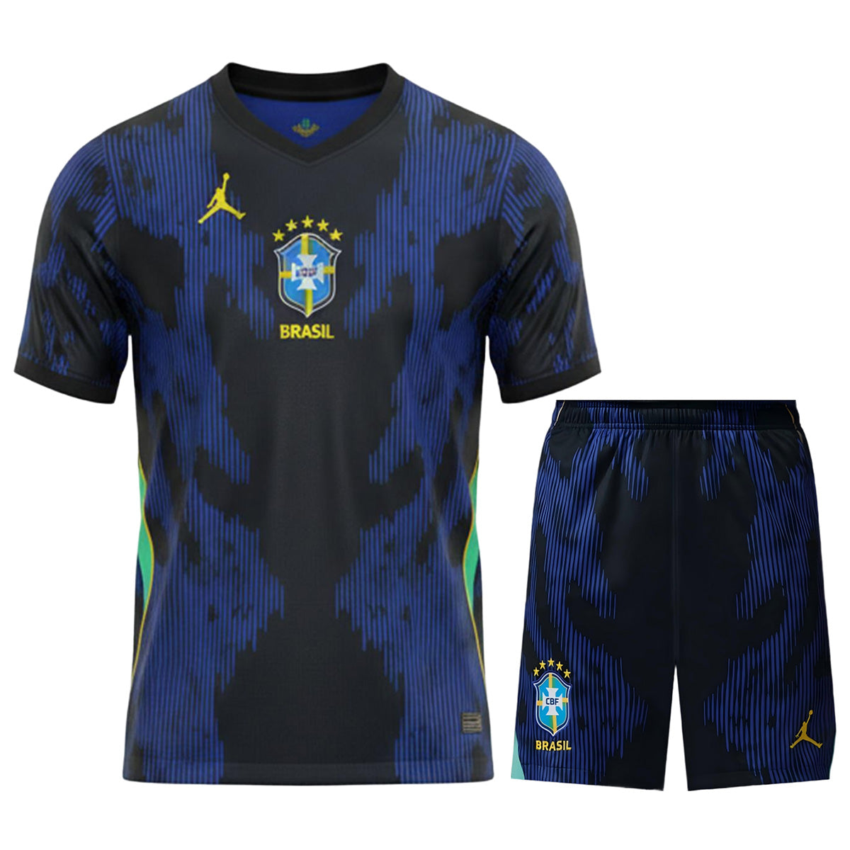 Brazil Away Soccer Kit 2026 World Cup Jersey