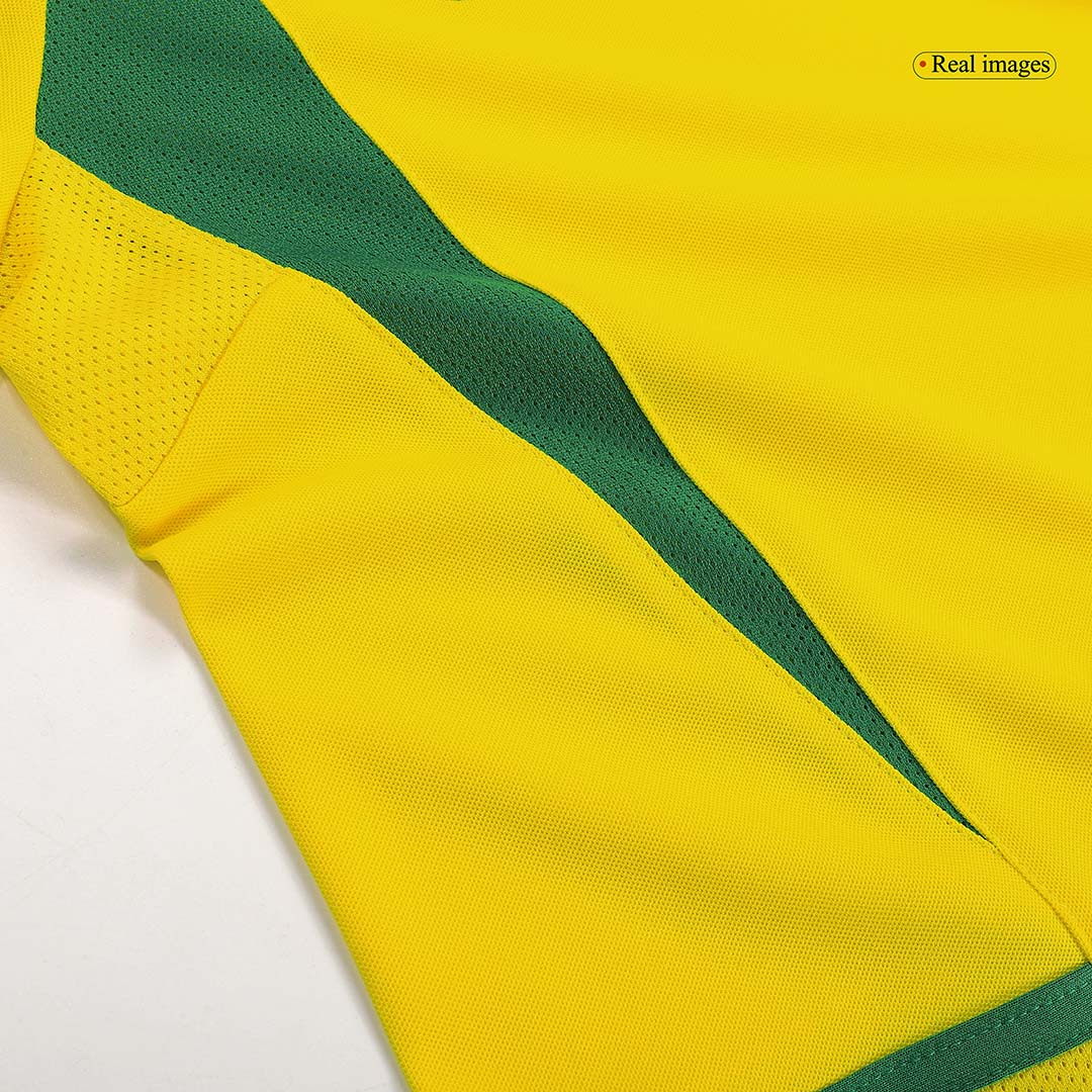 Retro RONALDO #9 2002/03 Brazil Home Soccer Jersey