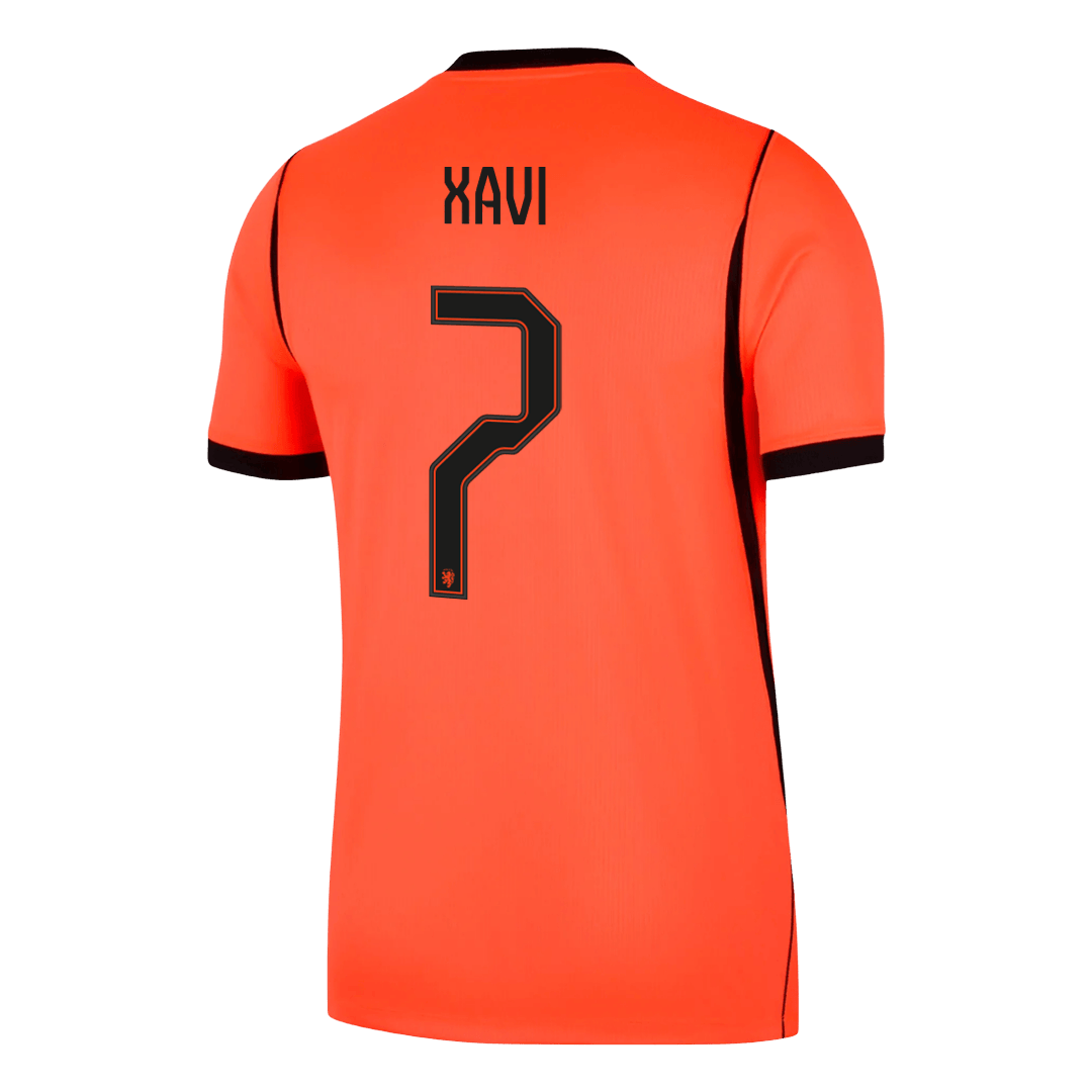 XAVI #7 Netherlands Home Soccer Jersey 2026