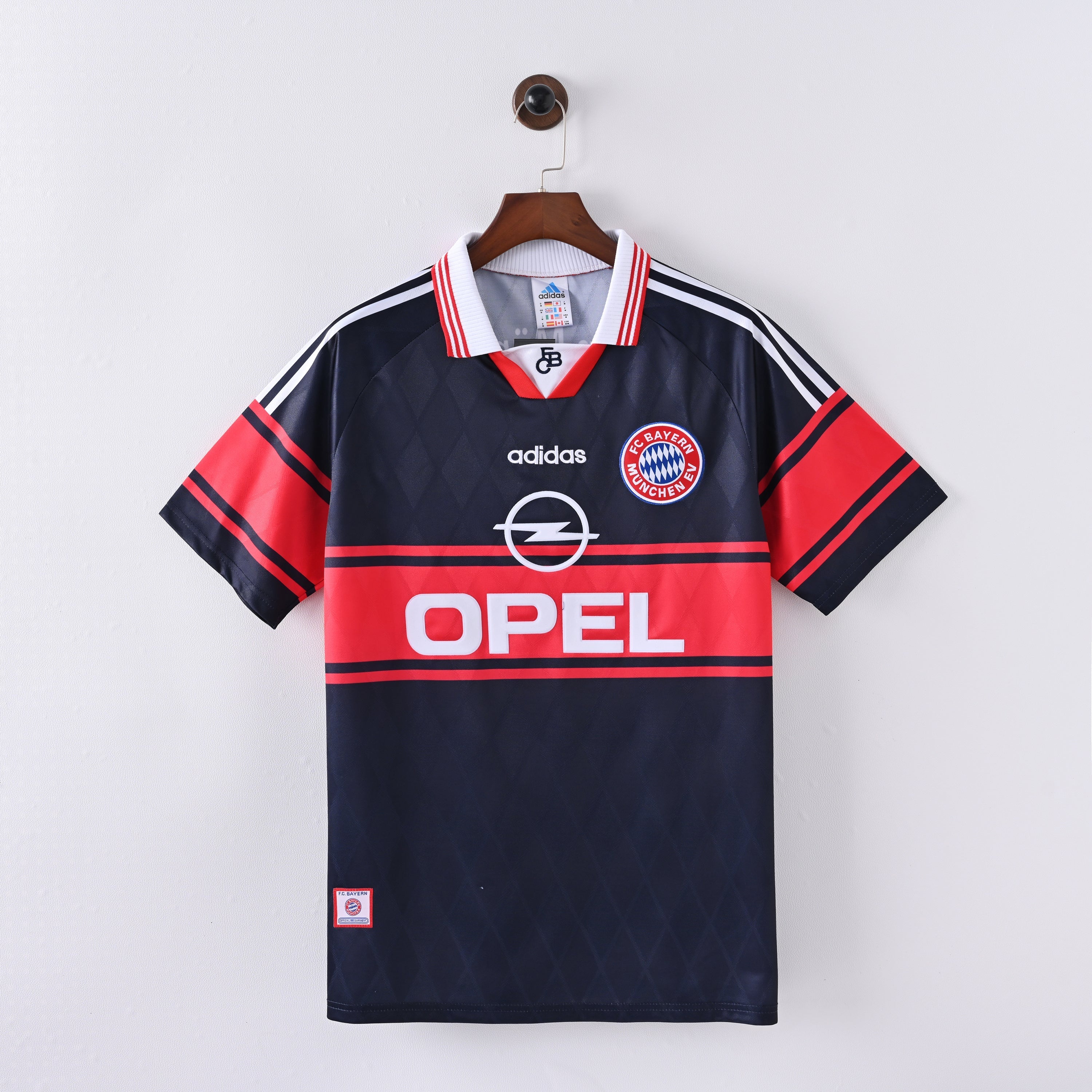PSG 2001/02 Home Retro Football Shirt - Navy Nike classic football shirt front view