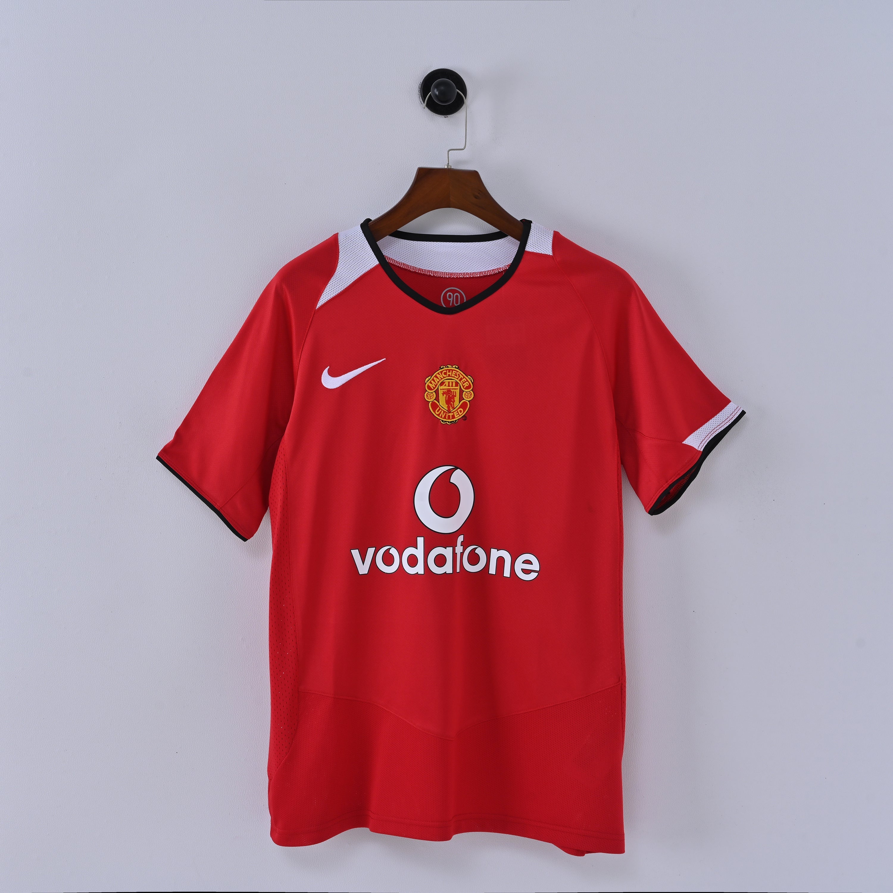 PSG 2001/02 Home Retro Football Shirt - Navy Nike classic football shirt front view