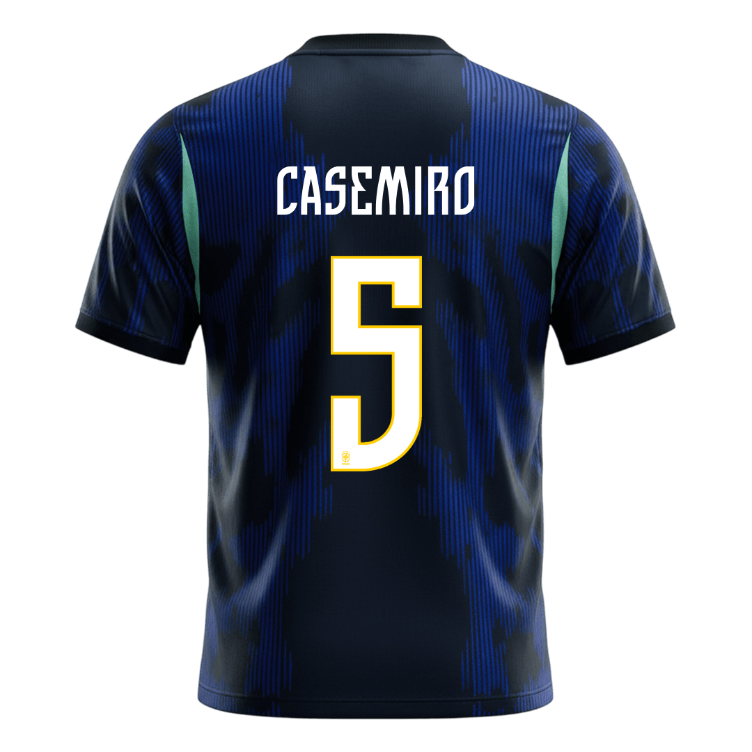 CASEMIRO #5 Brazil Away Soccer Jersey 2026
