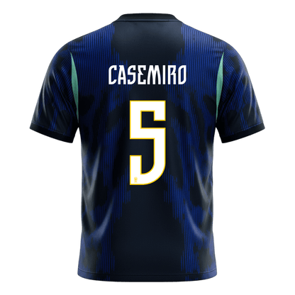 CASEMIRO #5 Brazil Away Soccer Jersey 2026