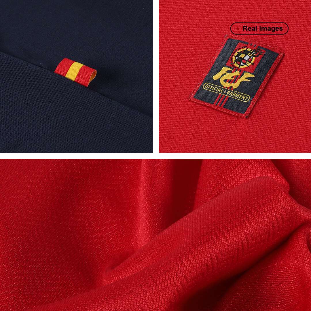 RAUL #10 Retro Spain Home Jersey World Cup 1998