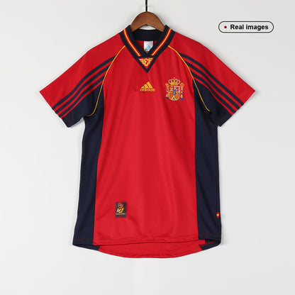 RAUL #10 Retro Spain Home Jersey World Cup 1998