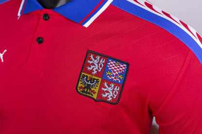 Poborsky #8 Czech Republic Home Jersey 1996/98