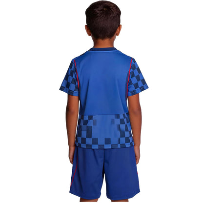 Kids Croatia Away Soccer Kit 2026 World Cup Jersey