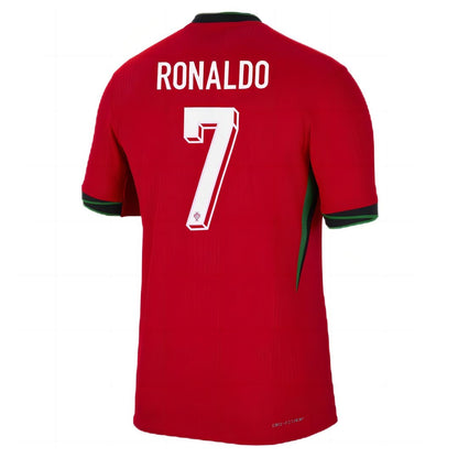 [Authentic] Ronaldo #7 Portugal Home 2024 Euro Cup Jersey