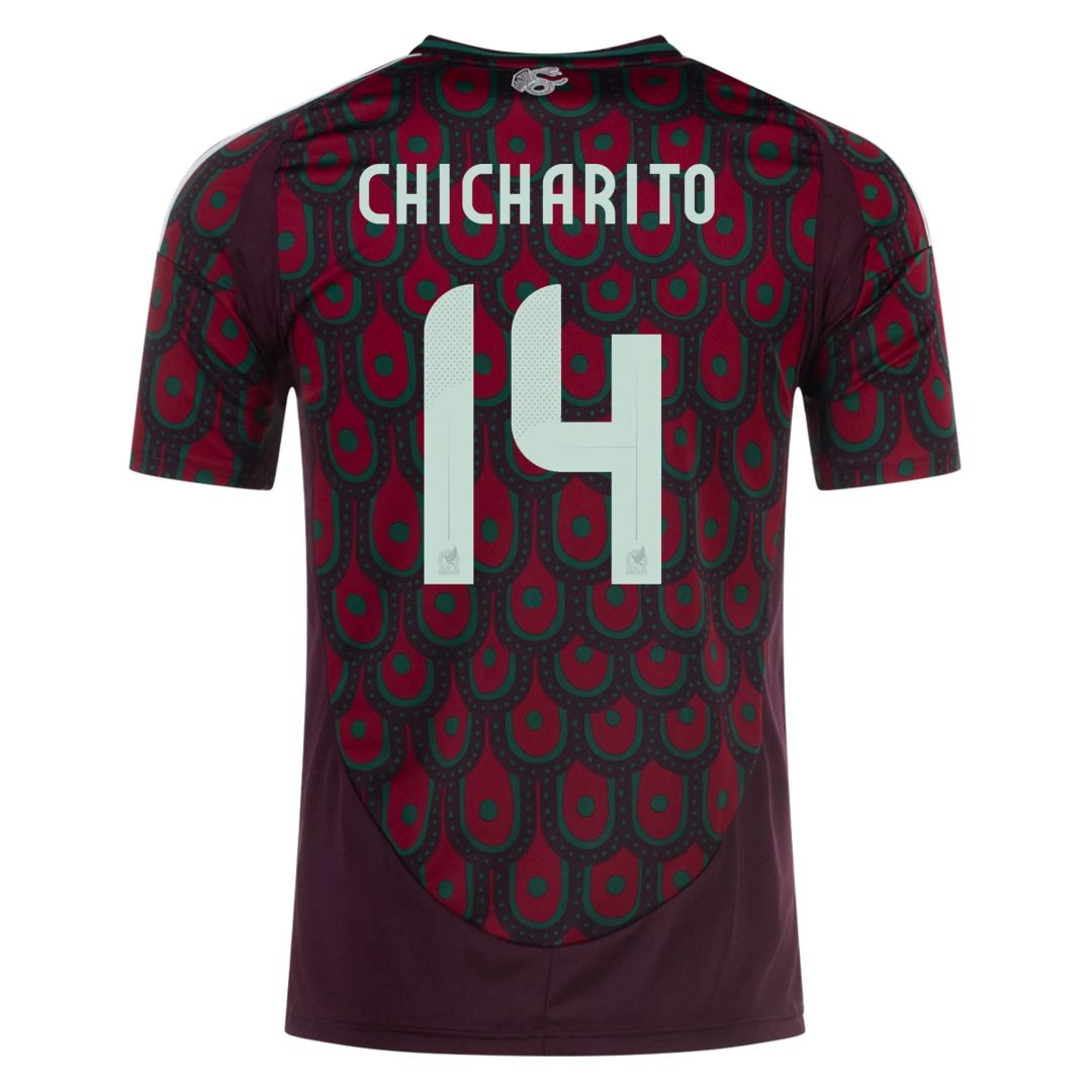Chicharito #14 Mexico Home 2024 Copa America Cup Jersey